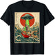 Rhino Ramen Abduction Anime Japanese Fun , Women, Kids T-Shirt - T-Shirt | Black