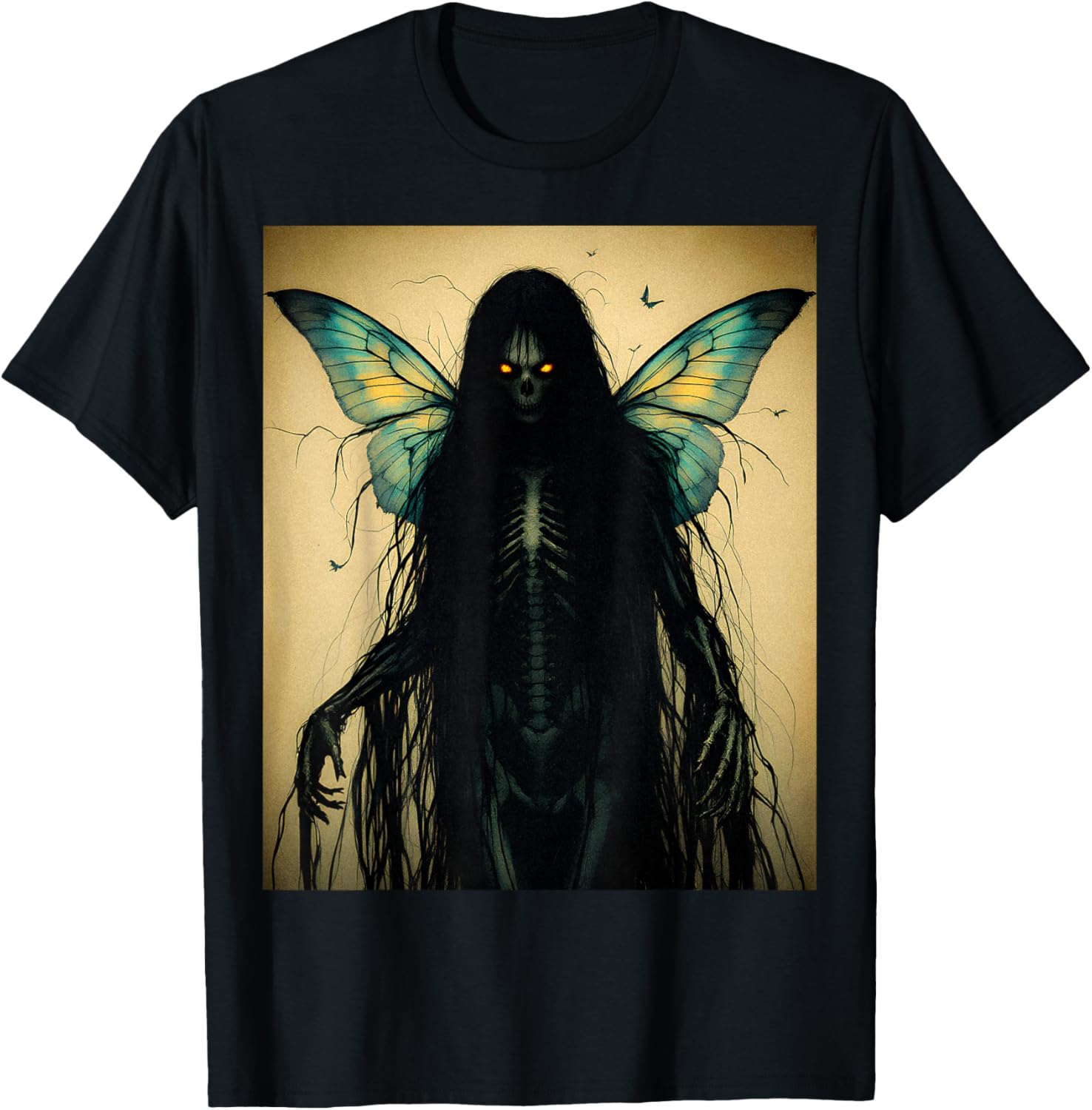 Ethereal Fairy Gothic Dark Art Aesthetic Grunge Horror T-Shirt - T-Shirt | Black