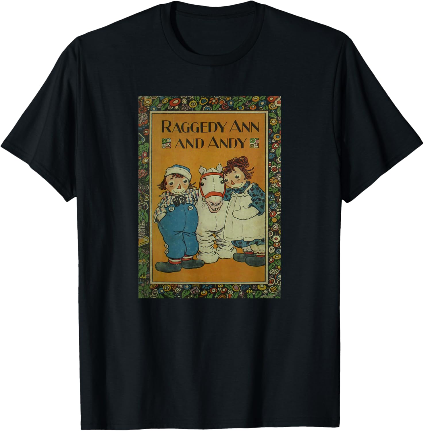 Raggedy Ann & Andy T-Shirt - T-Shirt | Black