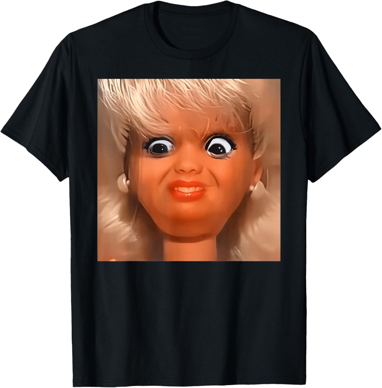 Disgusted Face Meme Doll Babe X Only Baby Love Date Fans T-Shirt - T-Shirt | Black