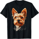 Silky Terrier Dog Motif Pet Illustration Silky Terrier Men Women Kids T-Shirt - T-Shirt | Black