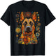 Belgian Malinois Dog Pet Artwork Mandala Belgian Malinois T-Shirt - T-Shirt | Black