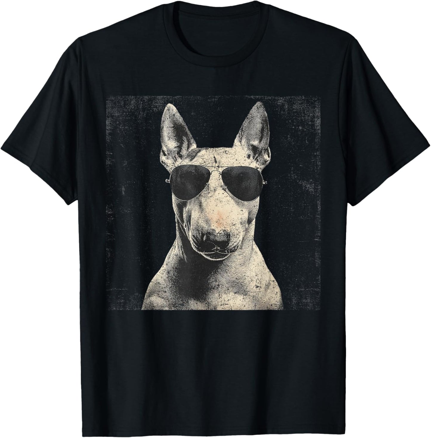 Vintage Bull Terrier Papa Fête des Pères pour Hommes Amoureux Drôle T-Shirt - T-Shirt | Black