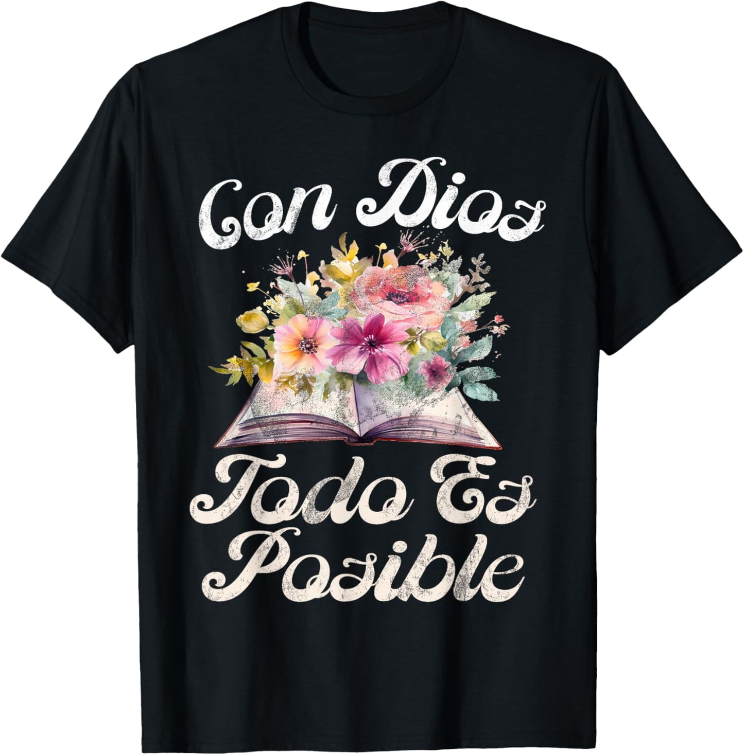 Christian Spanish Español Cristianos Religious Jesus T-Shirt - T-Shirt | Black