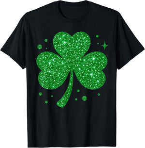 St Patrick's Day Shamrock Shamrock Ireland Lucky Party T-Shirt - T-Shirt | Black