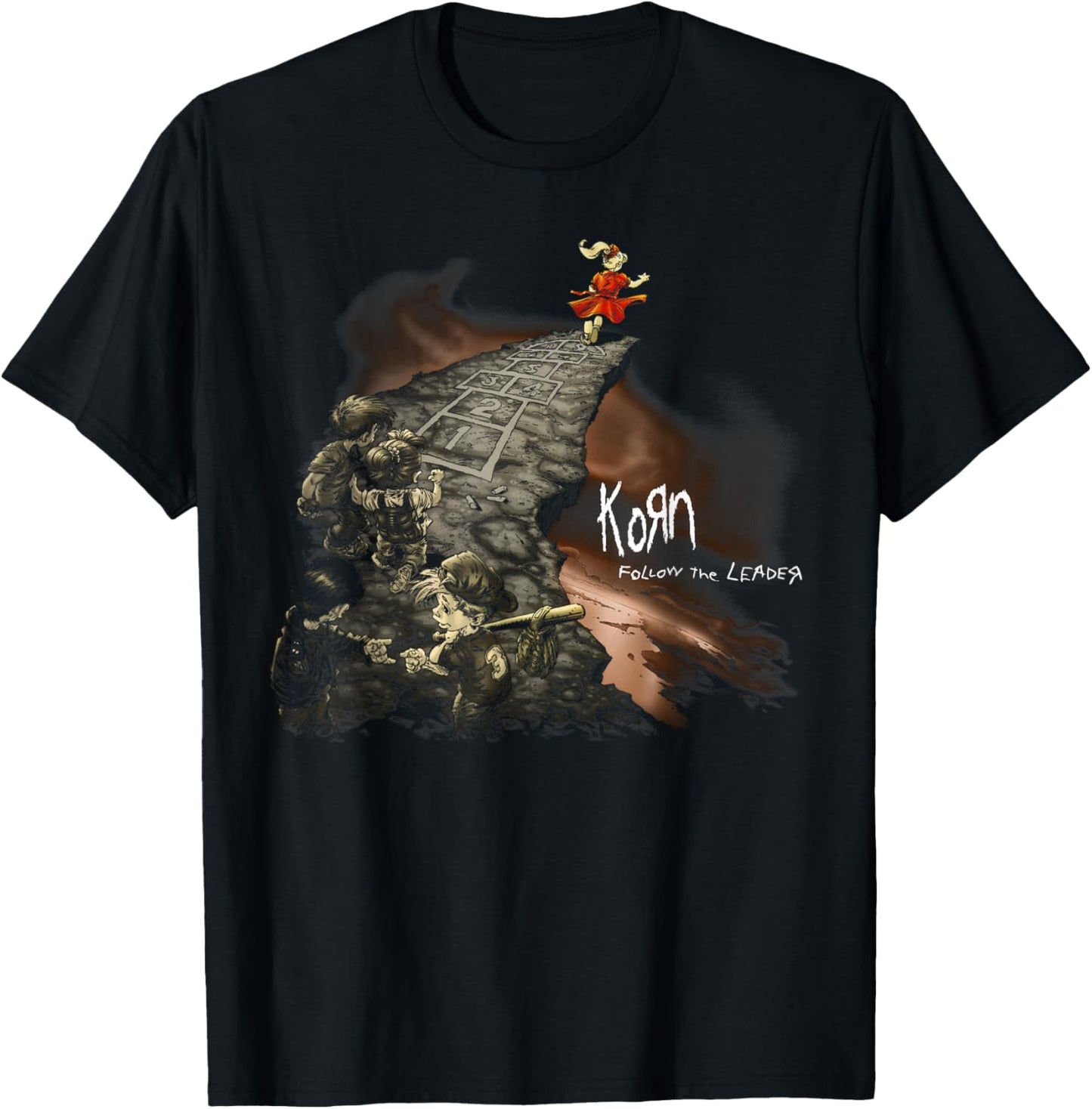 Korn Follow Cliff T-Shirt - T-Shirt | Black