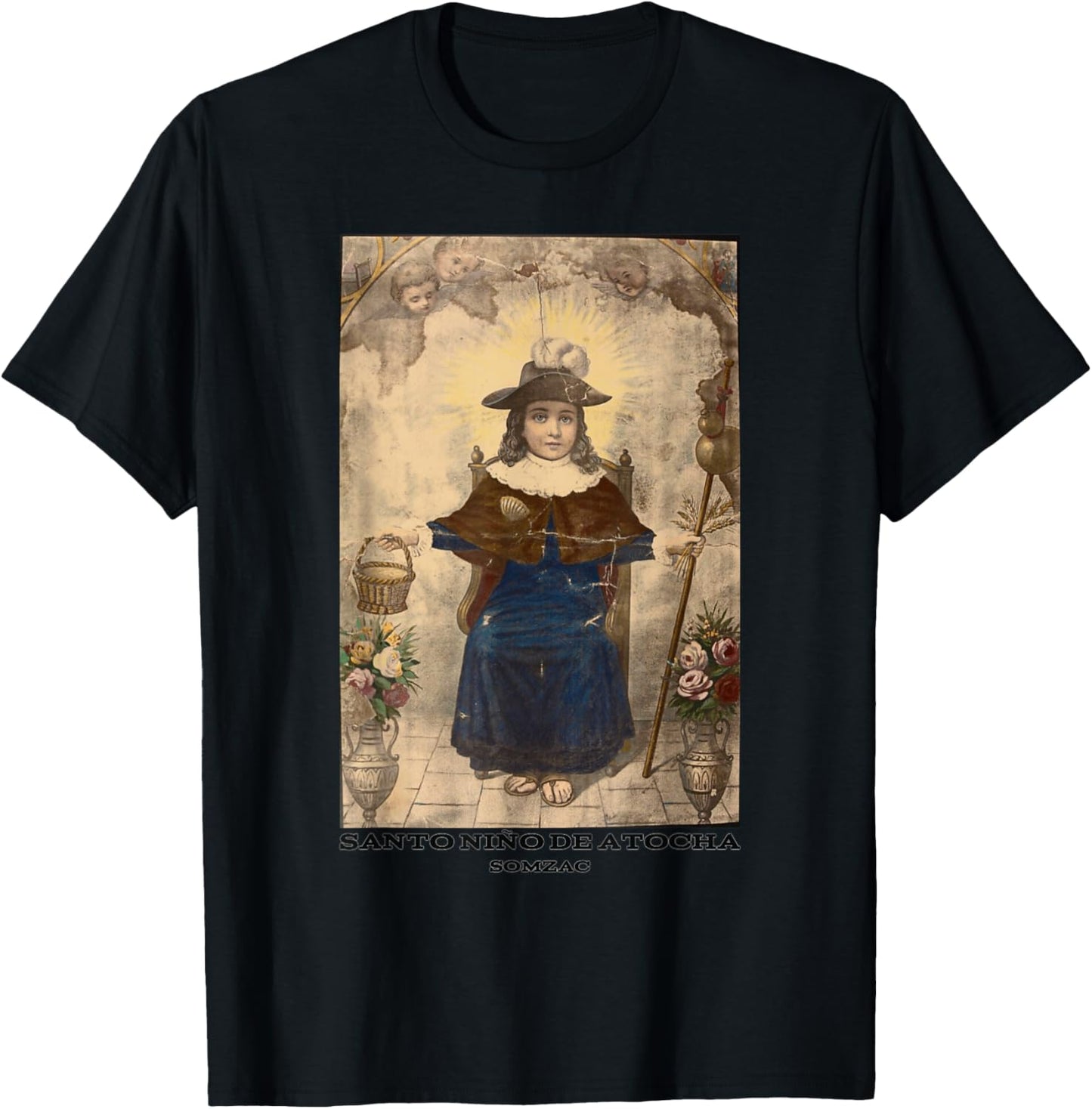 Santo Niño de Atocha, Santo Nino de Atocha T-Shirt - T-Shirt | Black