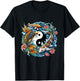 Chinese Yin Yang Koi Fish Harmony Artistic Creations T-Shirt - T-Shirt | Black