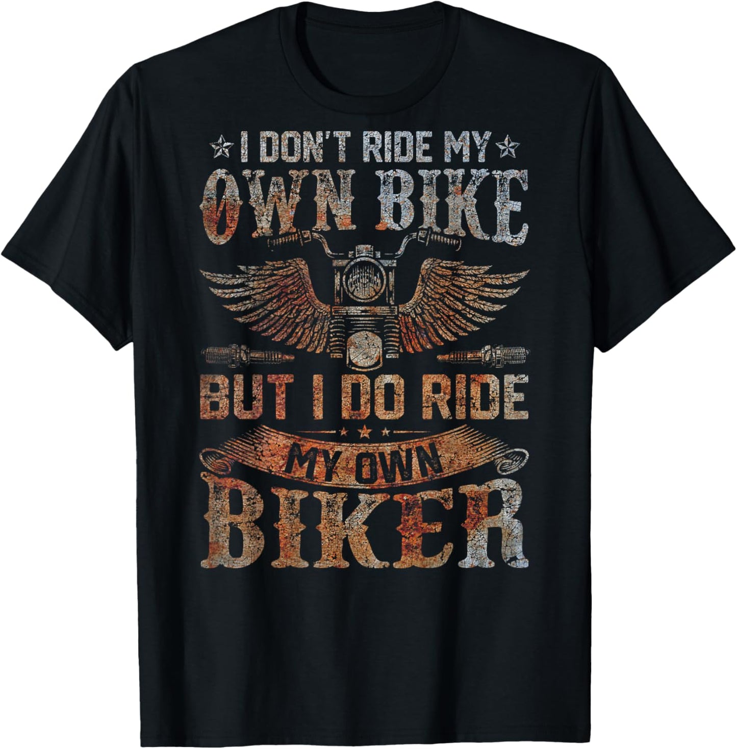 (ON BACK) i dont ride my own bike shirts women T-Shirt - T-Shirt | Black