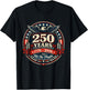 Die Vereinigten Staaten von Amerika - 250 Jahre - 1776-2026 - USA T-Shirt - T-Shirt | Black