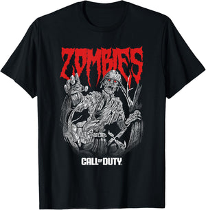 Call of Duty Zombies Gaming T-Shirt - T-Shirt | Black