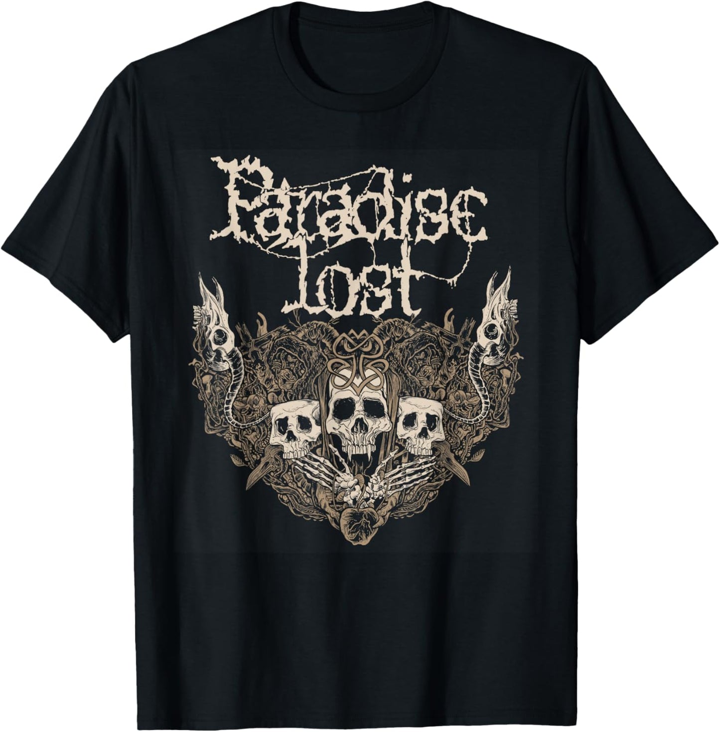 Paradise Lost - 'Gotischer Schädel' T-Shirt - T-Shirt | Black
