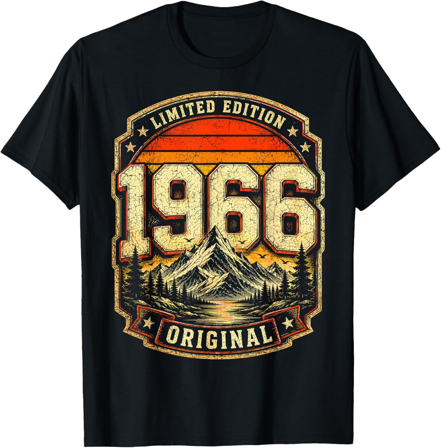 60. Geburtstag Mann Frau 60 Jahre 1966 Deko Geschenk Lustig T-Shirt - T-Shirt | Black