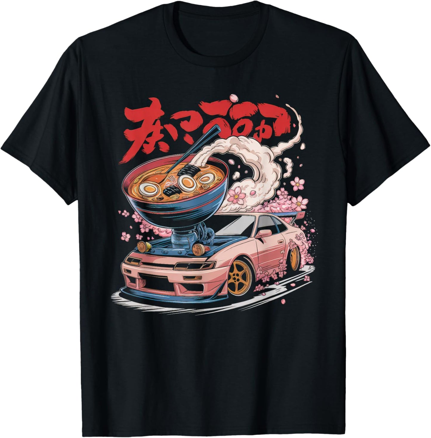 Japanese Car Men JDM Japan Street Racing Streetwear T-Shirt - T-Shirt | Black