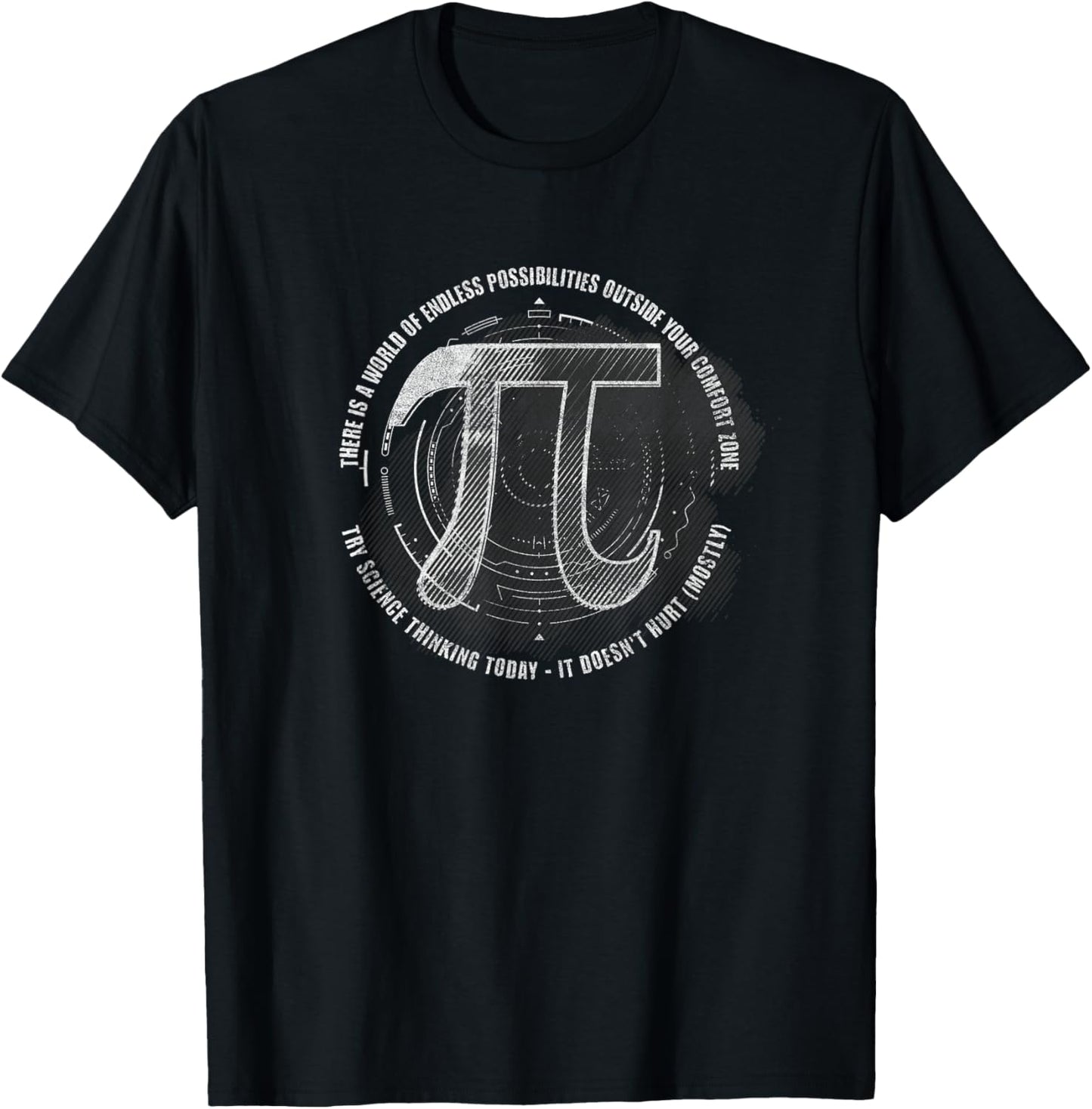 Endless Possibilities, Infinity Pi Math, try Science, funny T-Shirt - T-Shirt | Black