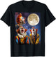 Clowns Howling Moon T-Shirt - T-Shirt | Black