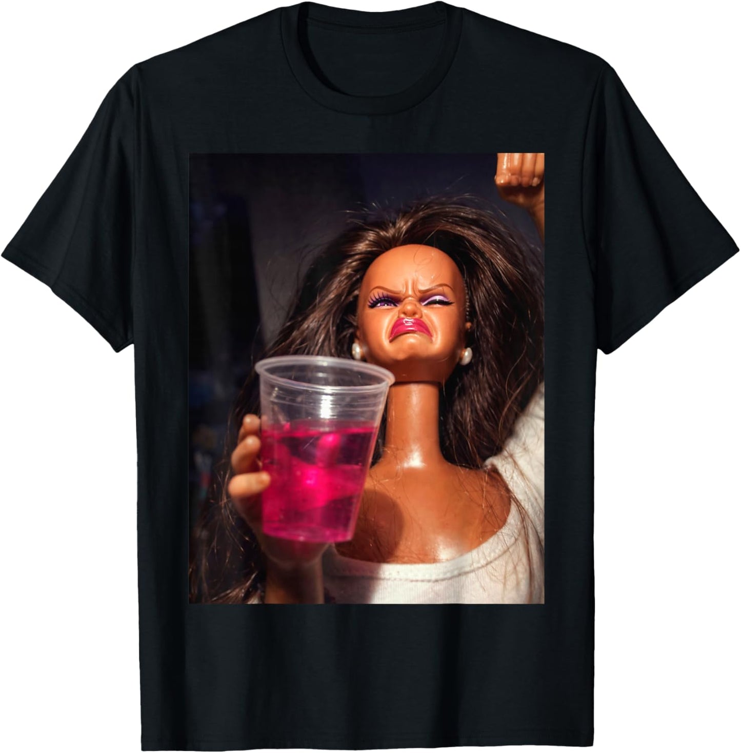 Disgusted FACE Meme DOLL Babe X Only Cute Baby Love Fans T-Shirt - T-Shirt | Black