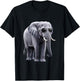 Cool Elephant with Sunglasses - Funny Design T-Shirt - T-Shirt | Black