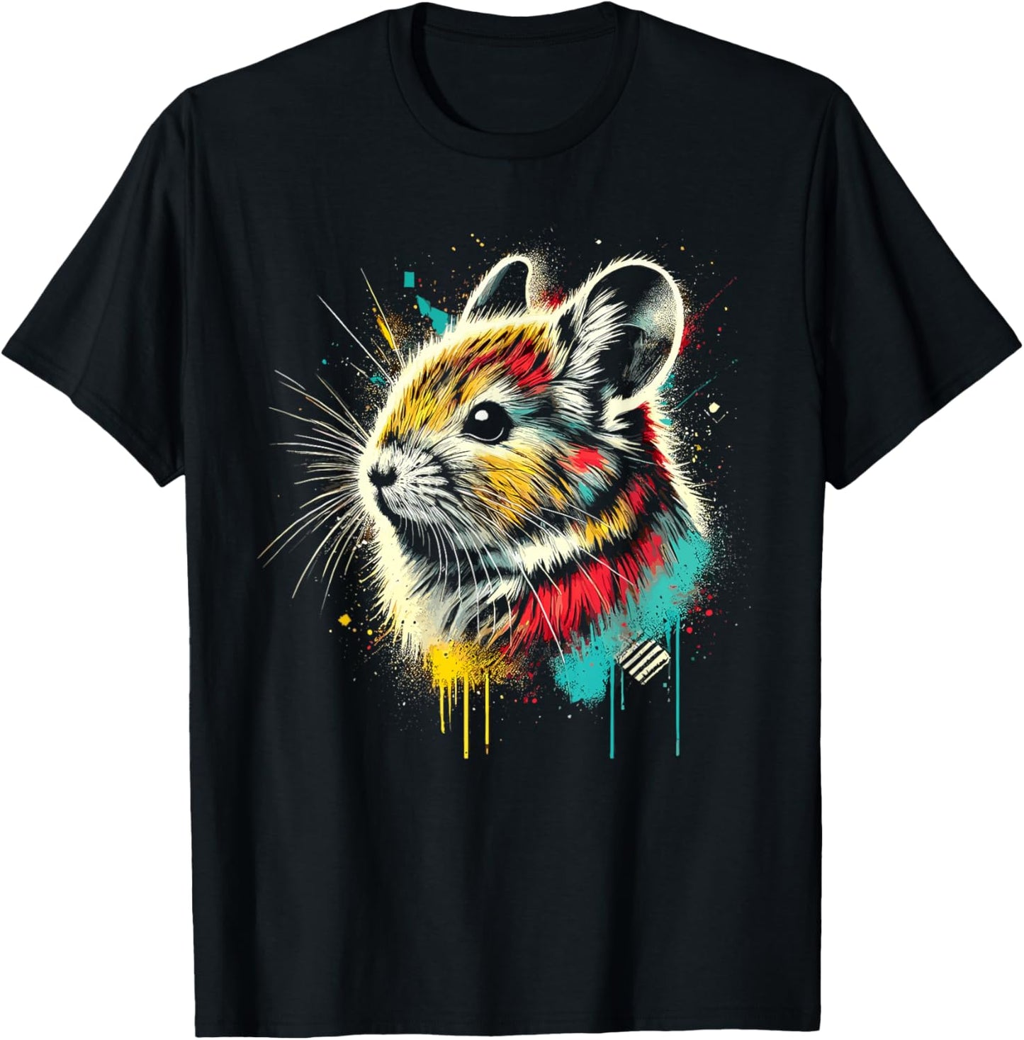 Adorable American Pika Habitat And Conservation Design T-Shirt - T-Shirt | Black