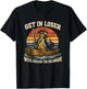 Retro GET in Loser We’re Crossing The Delaware Patriotic T-Shirt - T-Shirt | Black