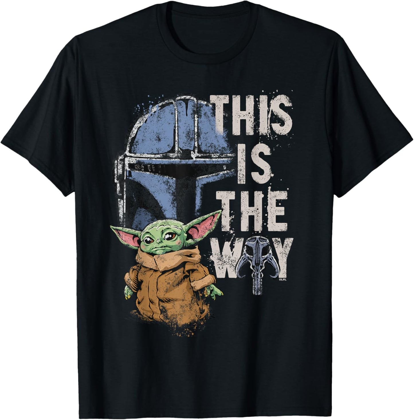 Star Wars The Mandalorian and Grogu This is The Way Graphic T-Shirt - T-Shirt | Black