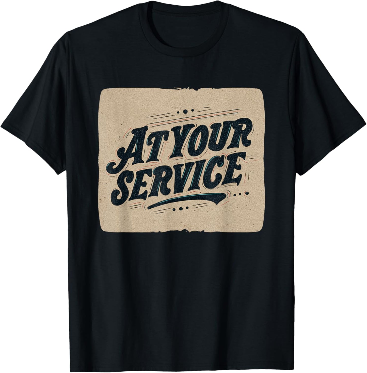 Génial à Votre Service T-Shirt - T-Shirt | Black