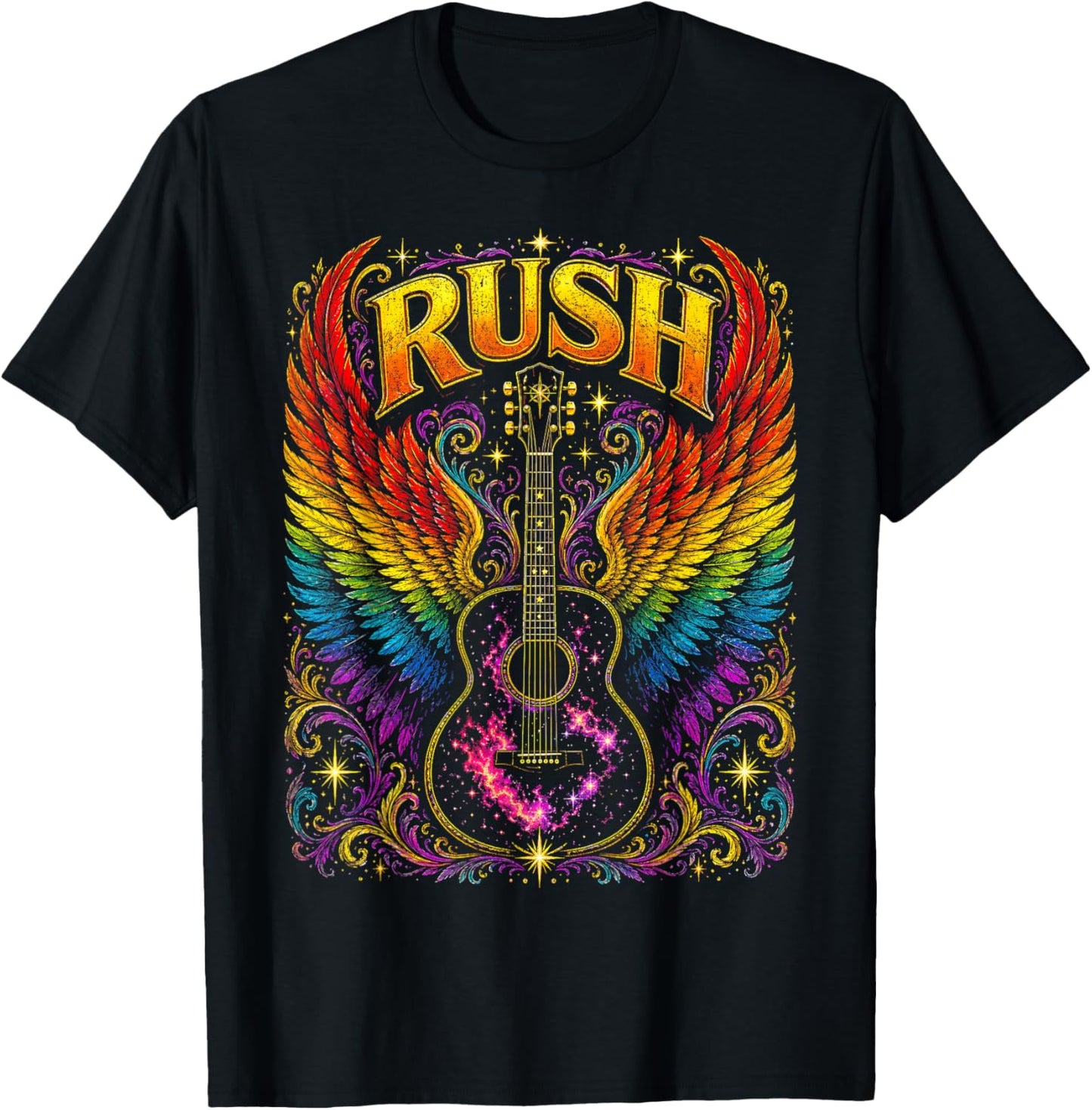 Guitar Rush - Women Kid T-Shirt - T-Shirt | Black