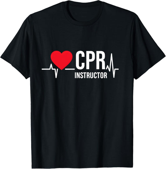 Heartbeat First Aid Training T-Shirt - T-Shirt | Black