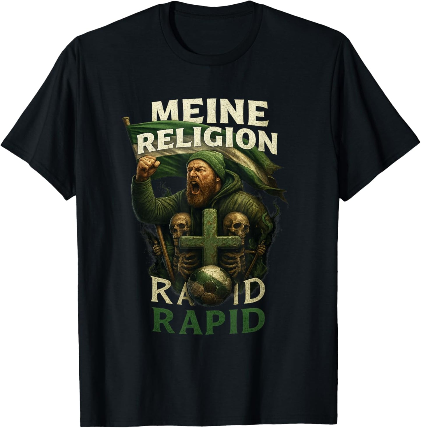 Meine Religion Rapid Ultra Fan Shirt T-Shirt - T-Shirt | Black