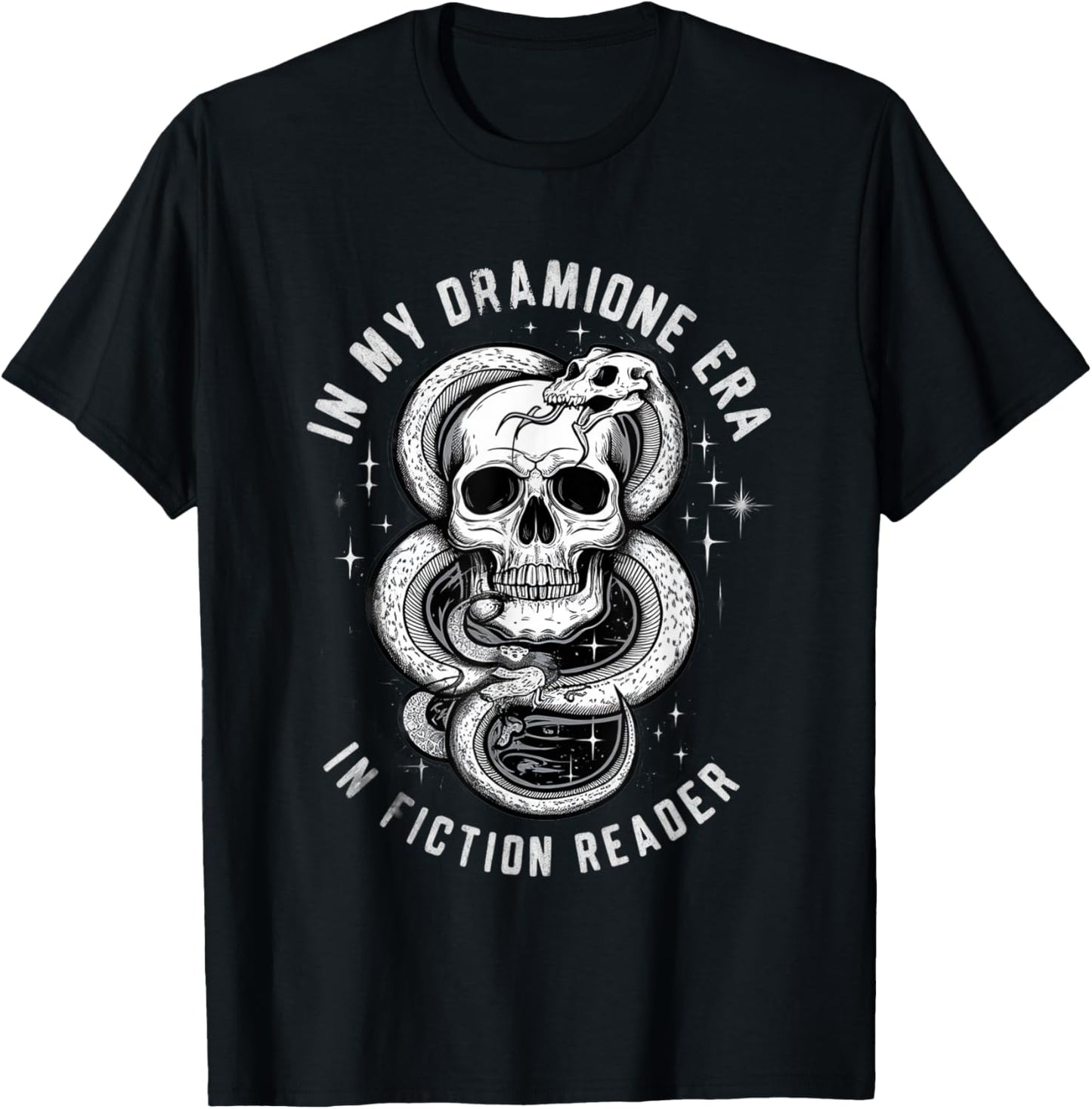 In My Dramione Era Fanfiction Writer Author Bookworm T-Shirt - T-Shirt | Black