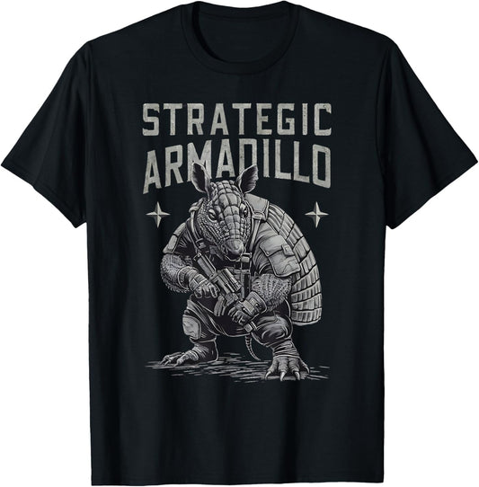 Strategic Armadillo Tactical Military T-Shirt - T-Shirt | Black