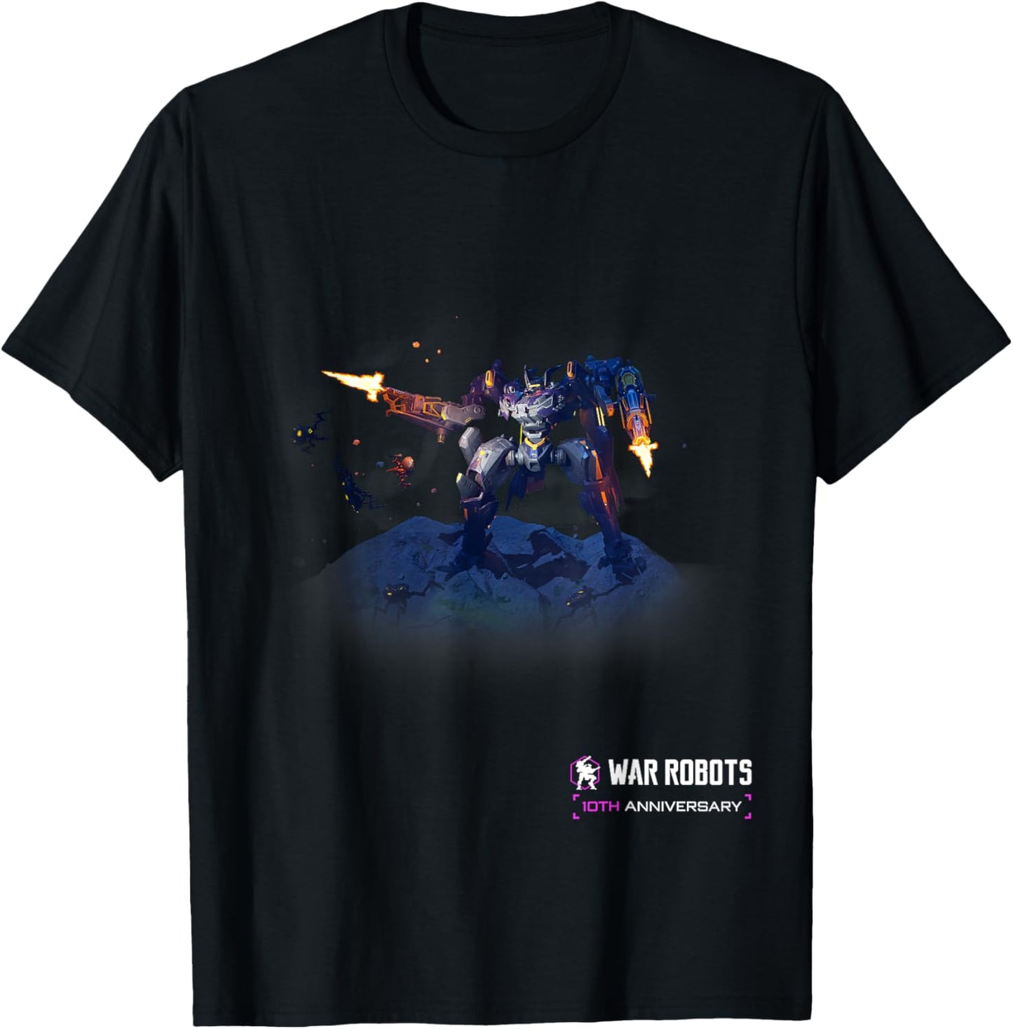 War Robots 10th Anniversary – Nether , Small T-Shirt - T-Shirt | Black