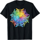 Gay Pride Rainbow Dragonfly Spiral Mandala LGBTQ Month T-Shirt - T-Shirt | Black