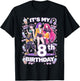 Kpop Coréen Fille 8ème Anniversaire 8 Ans Fête d'anniversaire T-Shirt - T-Shirt | Black