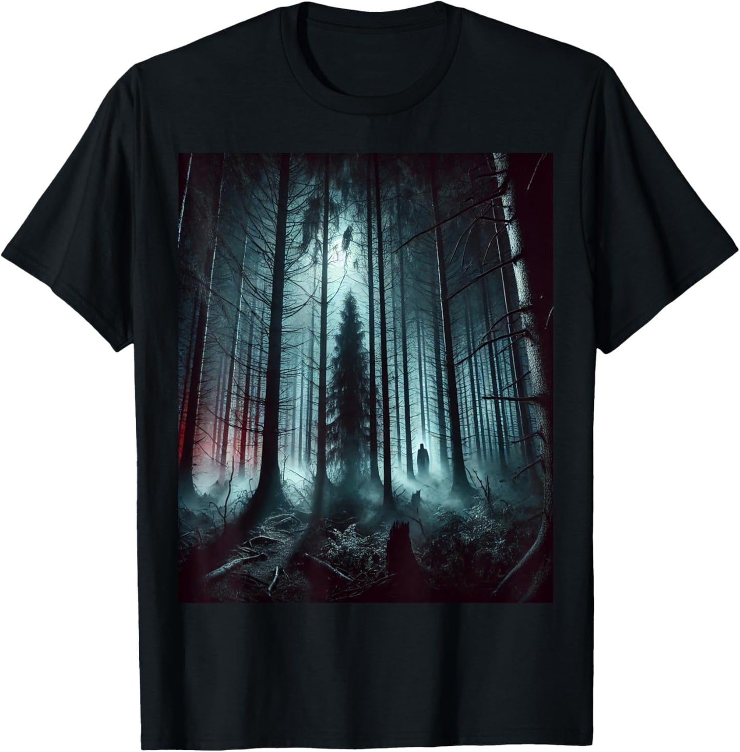 Haunted Forest T-Shirt - T-Shirt | Black