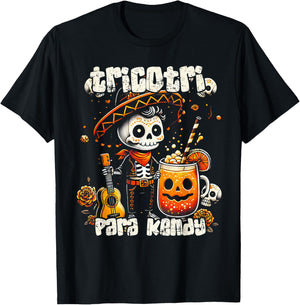 Tricotri Para Kendy Mexicano Halloween T-Shirt - T-Shirt | Black