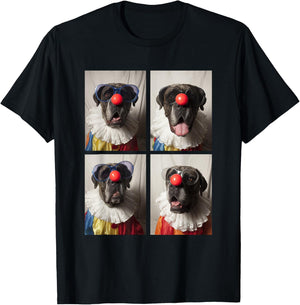 Cane Corso with Sunglasses Clown Animals Halloween Dogs T-Shirt - T-Shirt | Black