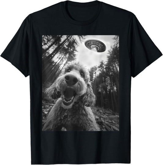 Funny Cute Goldendoodle Golden Doodle T-Shirt - T-Shirt | Black