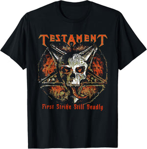 Testament - Official Merchandise - First Strike T-Shirt - T-Shirt | Black