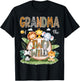Grandma Of The Two Wild 2Nd Birthday Safari Animal Lover T-Shirt - T-Shirt | Black