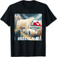 Stunning Greenland Ice Bear with Nature and Flag T-Shirt - T-Shirt | Black