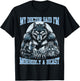 My Doctor Said Im Morbidly Beast Funny Alpha Wolf Meme T-Shirt - T-Shirt | Black