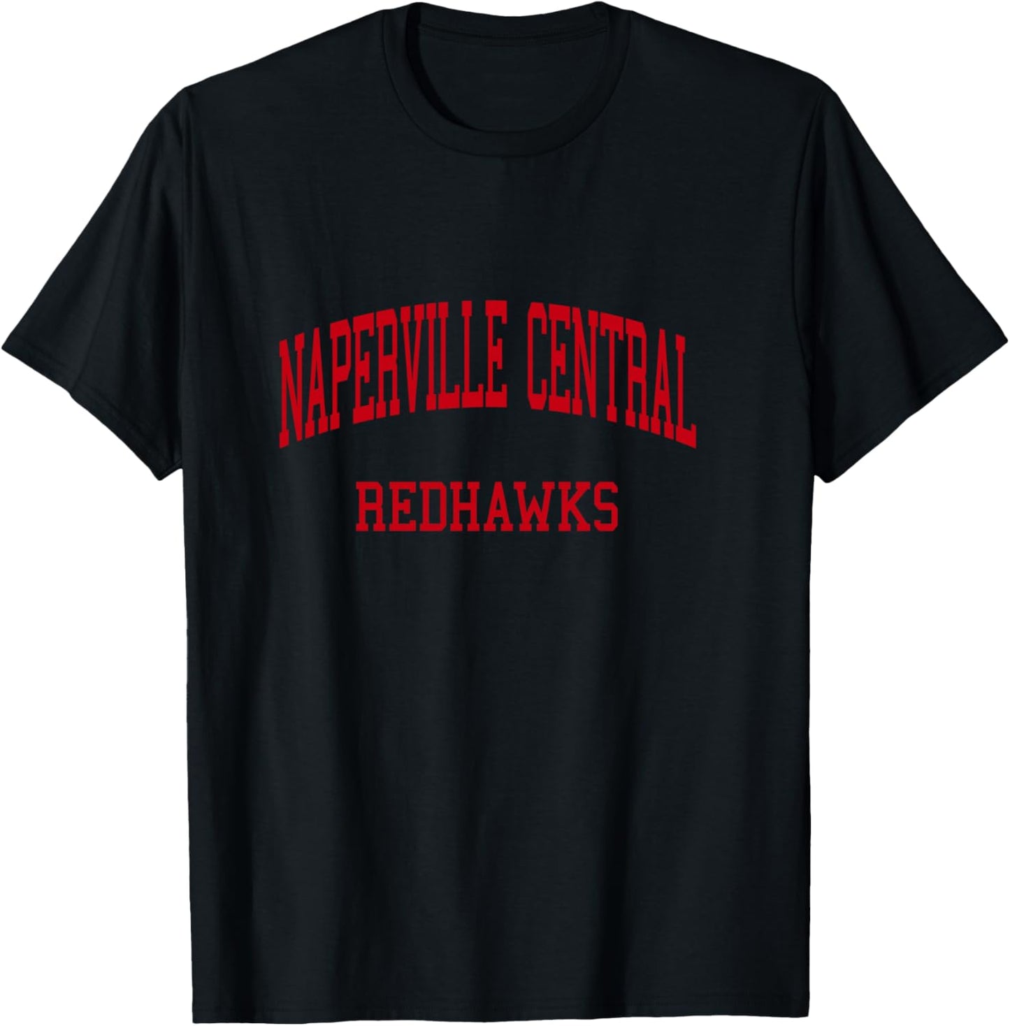 Naperville Central High School HS Naperville IL Retro T-Shirt - T-Shirt | Black