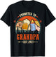 Promoted to Grandpa 2027 Funny Shirt for new Grandpa T-Shirt - T-Shirt | Black