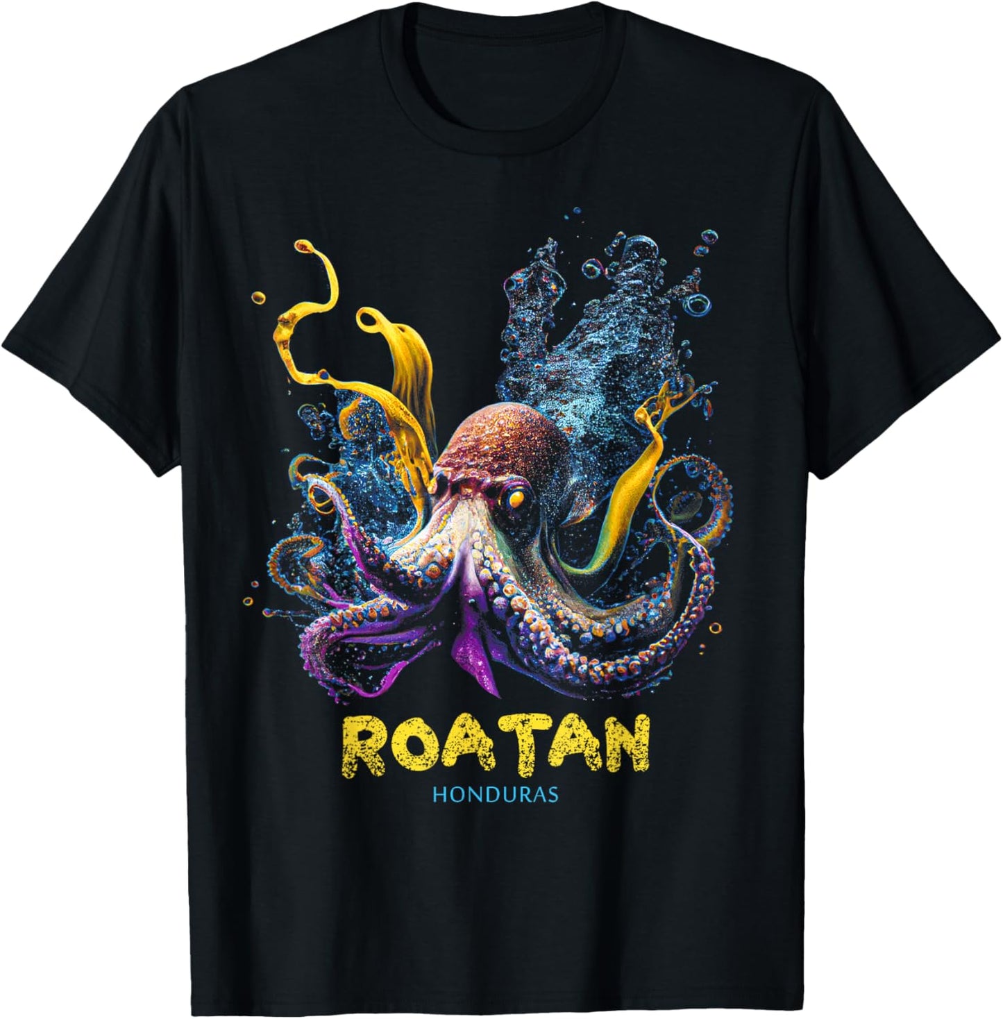 Roatan Honduras T-Shirt - T-Shirt | Black
