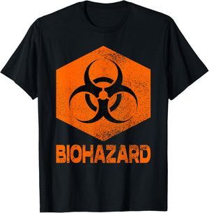 Biohazard Novelty Apparel Women Kid Science Teachers T-Shirt - T-Shirt | Black