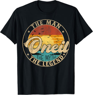ONEIL The Man The Myth The Legend First Name T-Shirt - T-Shirt | Black