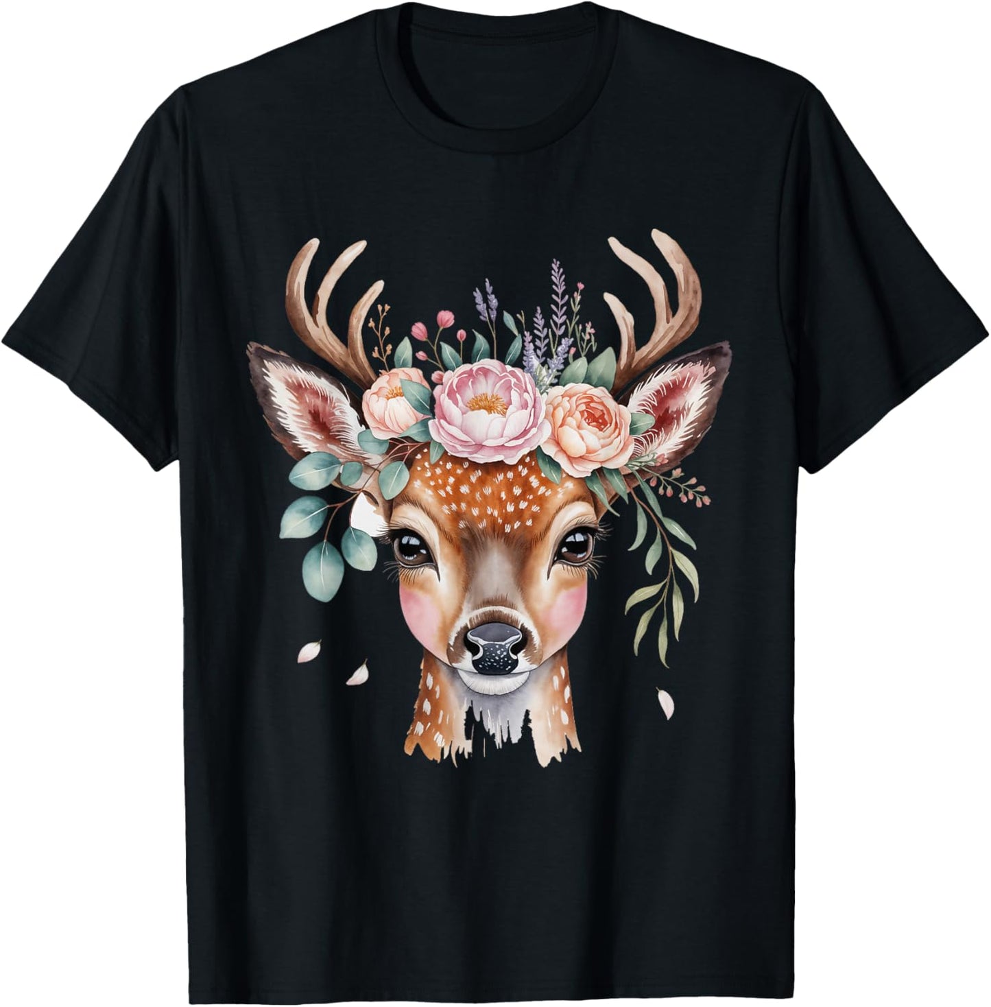 Deer Costume Women's Dirndl Costume Carnival T-Shirt - T-Shirt | Black