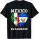 Mexico El Salvador T-Shirt - T-Shirt | Black