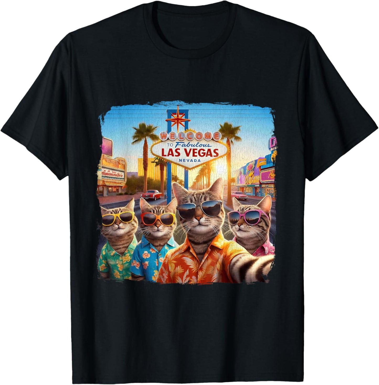 Las Vegas Nevada Souvenir Vacation Trip 2026 Gambling T-Shirt - T-Shirt | Black